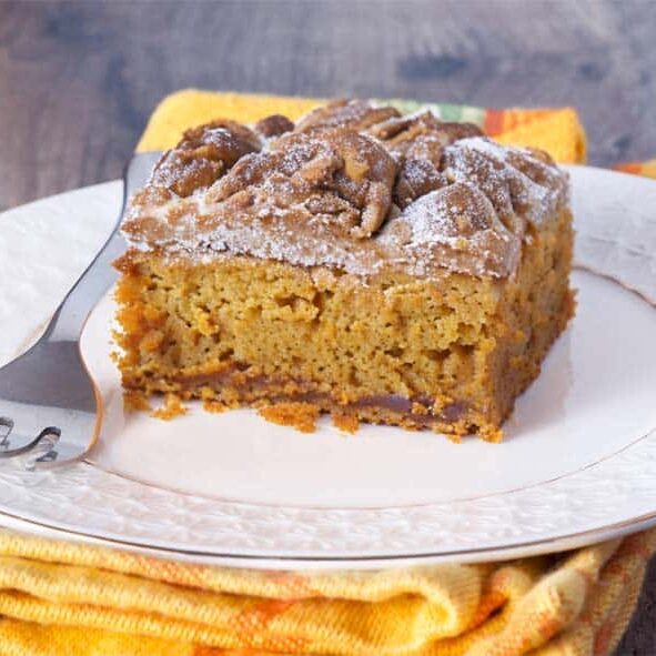 Pumpkin Honey Bun Cake